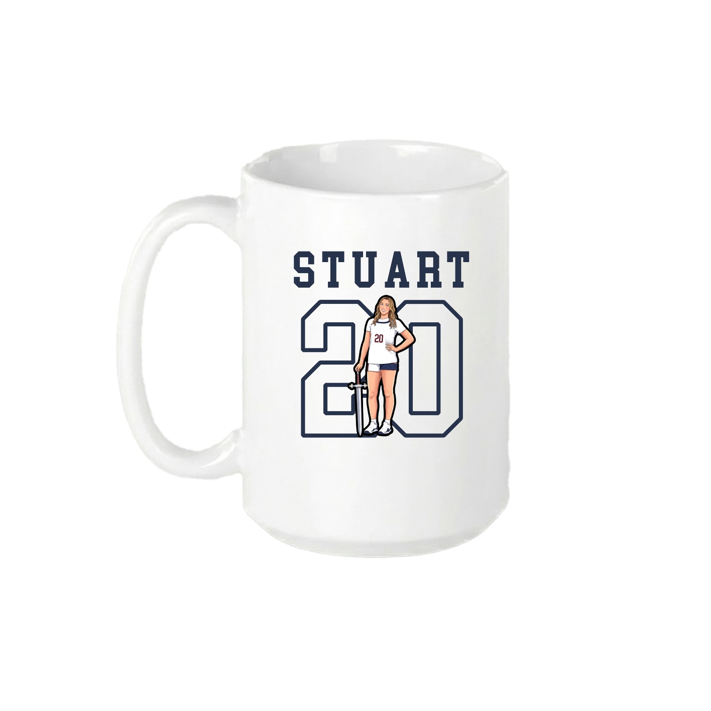 15oz Coffee Mug — Shirsey in White