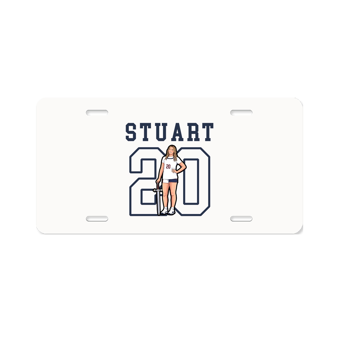 License Plate — Shirsey in Classic