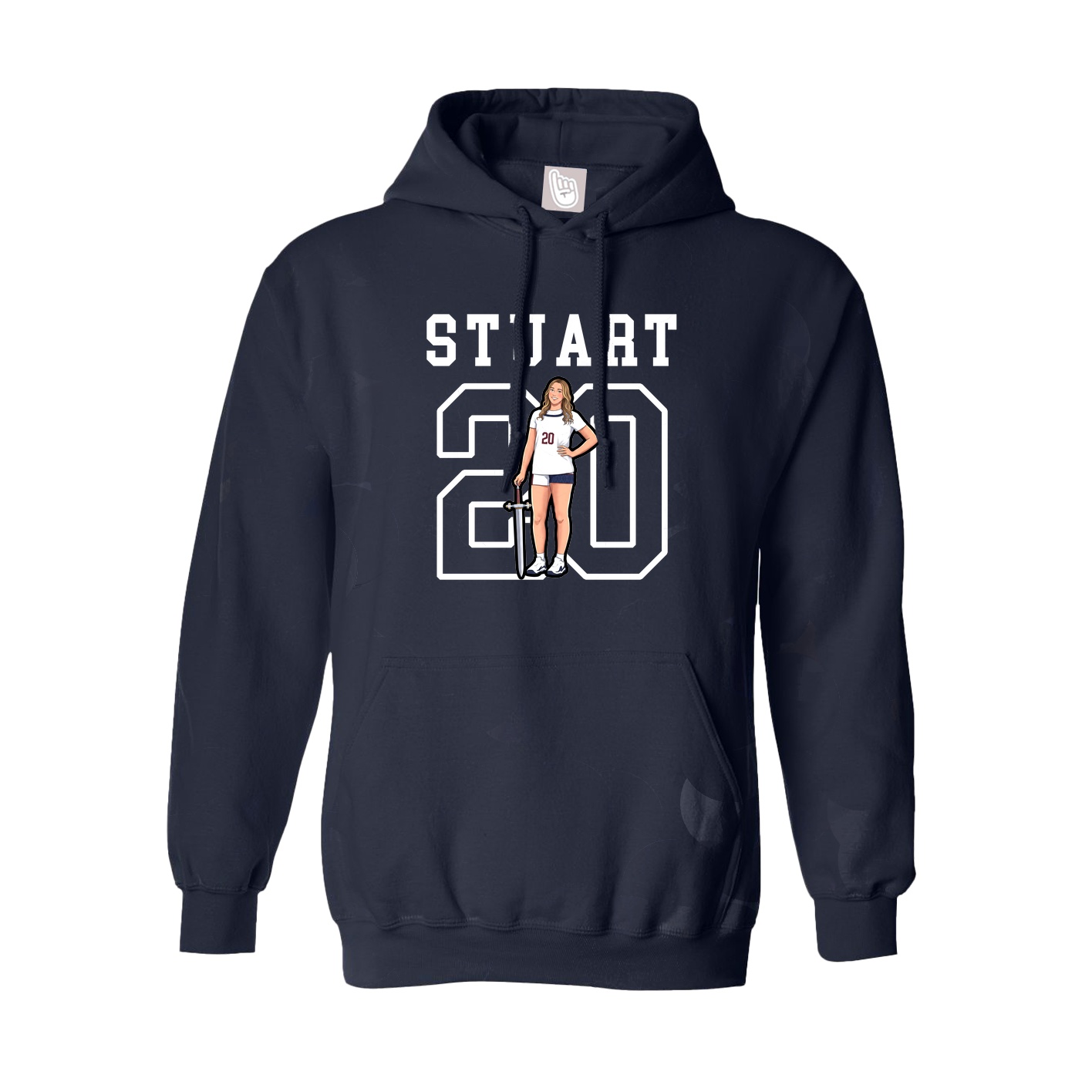Youth Hoodie — Shirsey in Navy