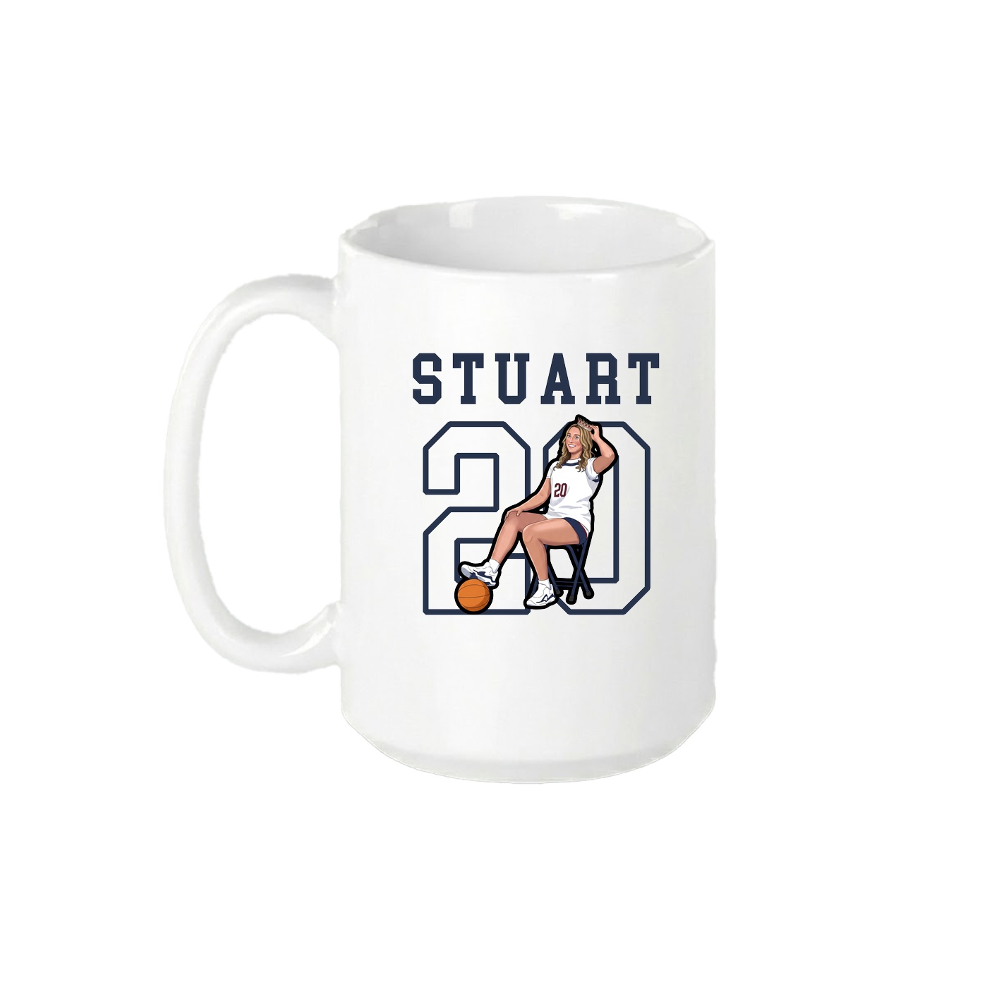 15oz Coffee Mug — Shirsey in White