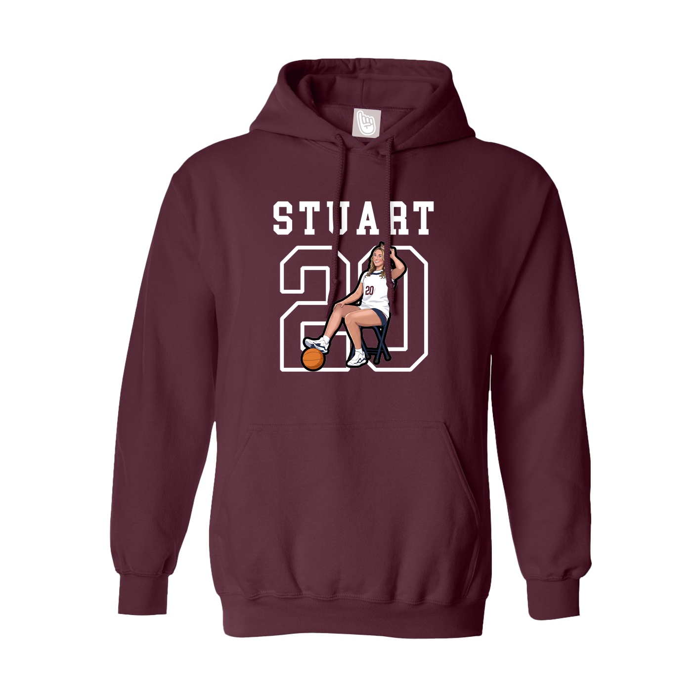 Youth Hoodie — Shirsey in Maroon