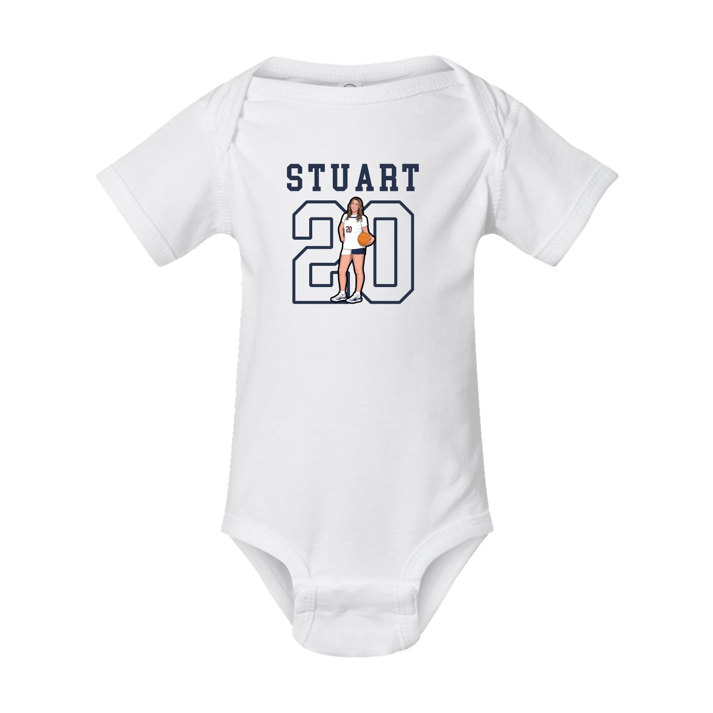 Baby Onesie — Shirsey in White