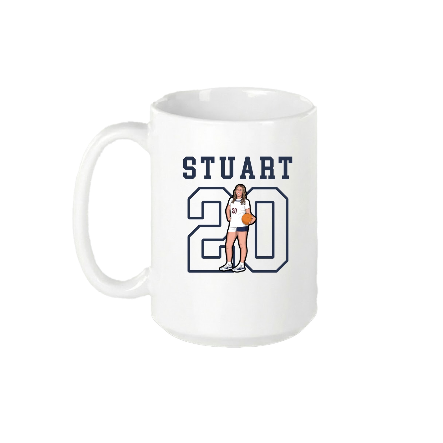 15oz Coffee Mug — Shirsey in White