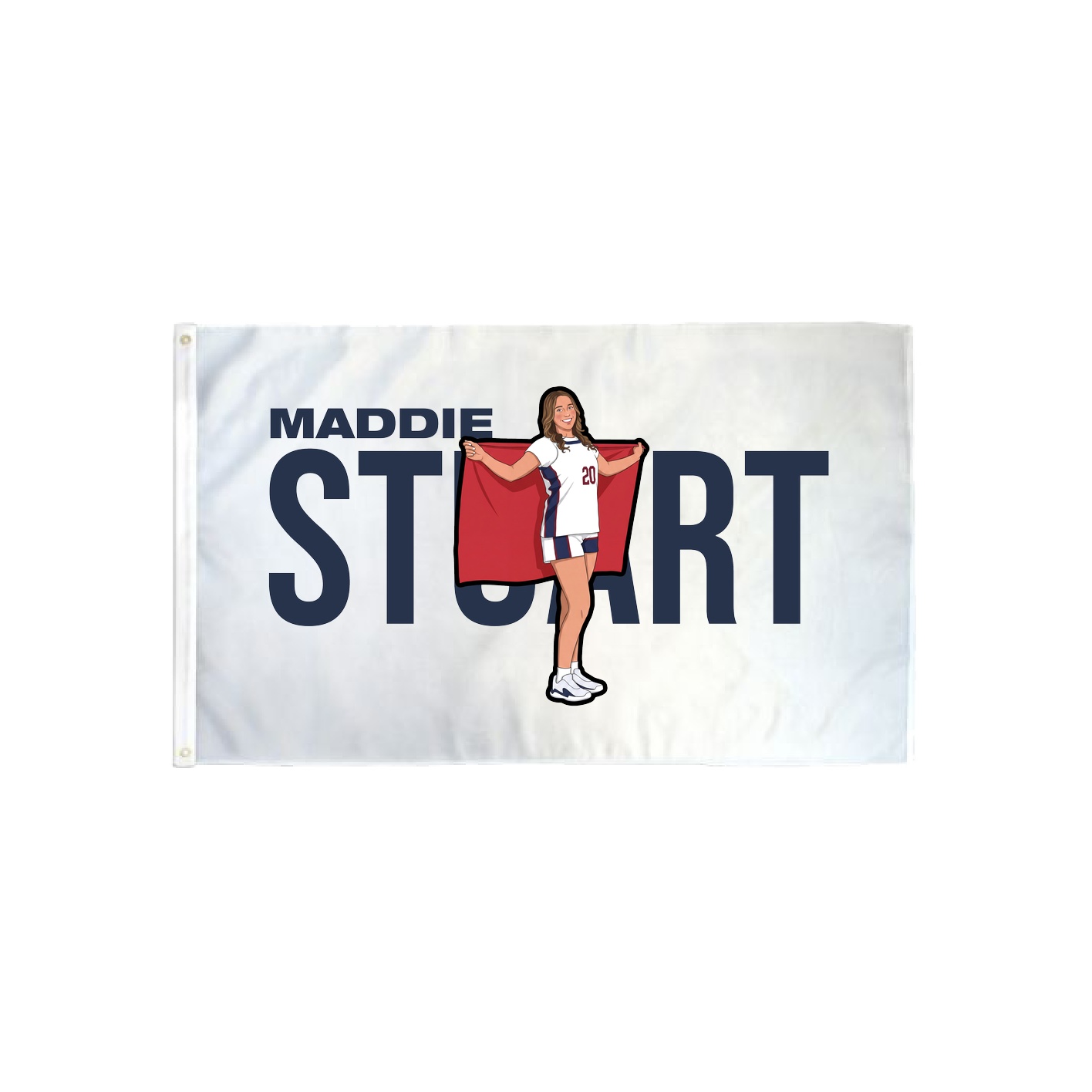 3x5 Flag — Player Name in Classic