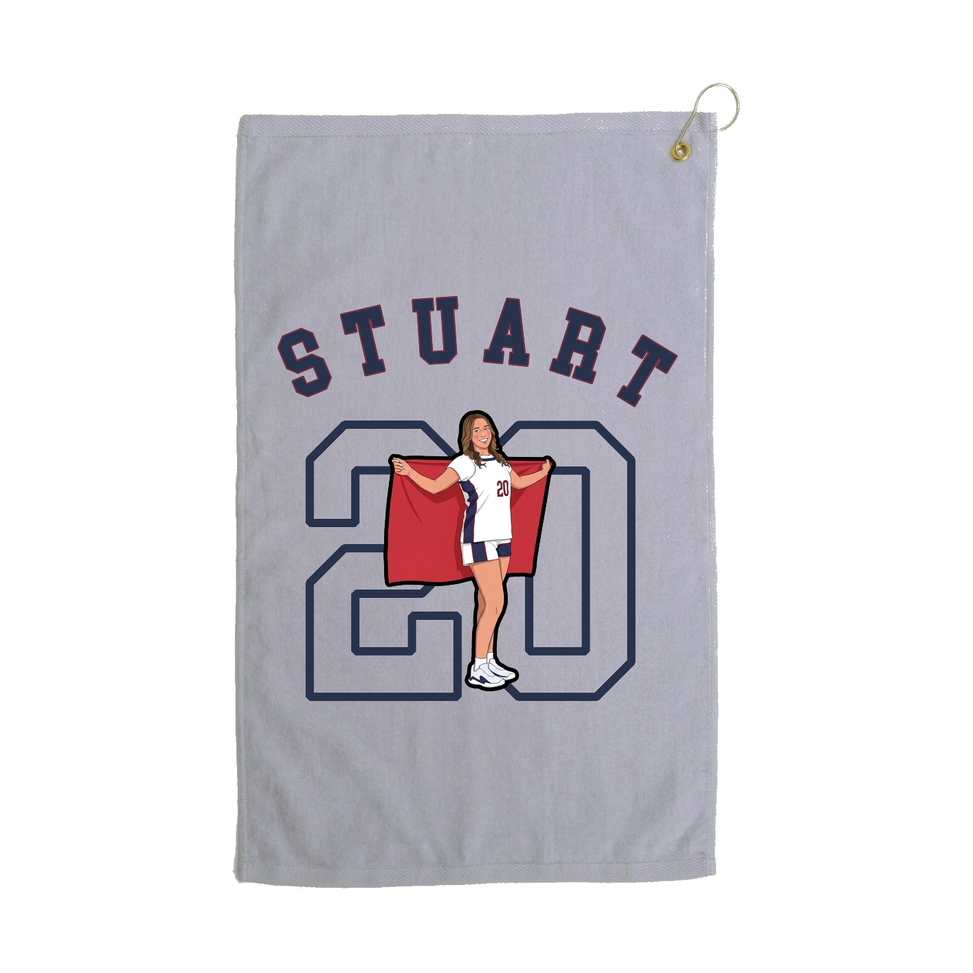 Golf Towel — Shirsey Arch in Grey