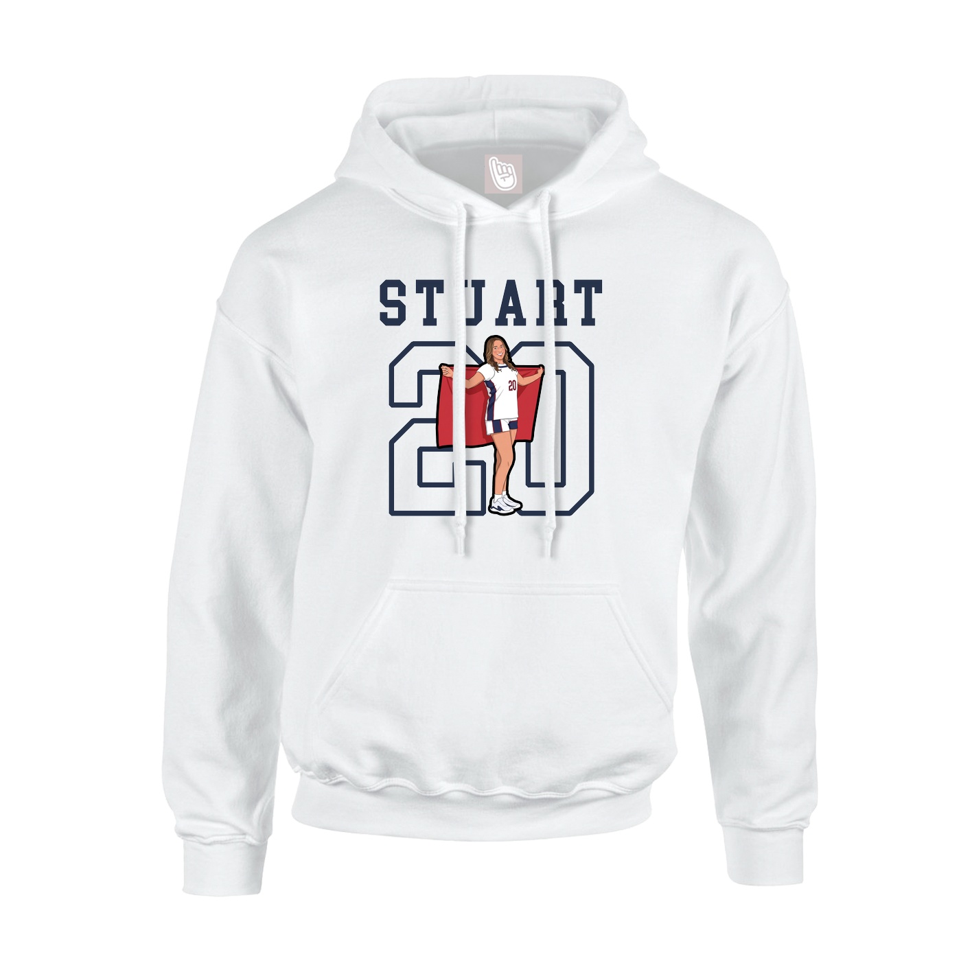Youth Hoodie — Shirsey in White