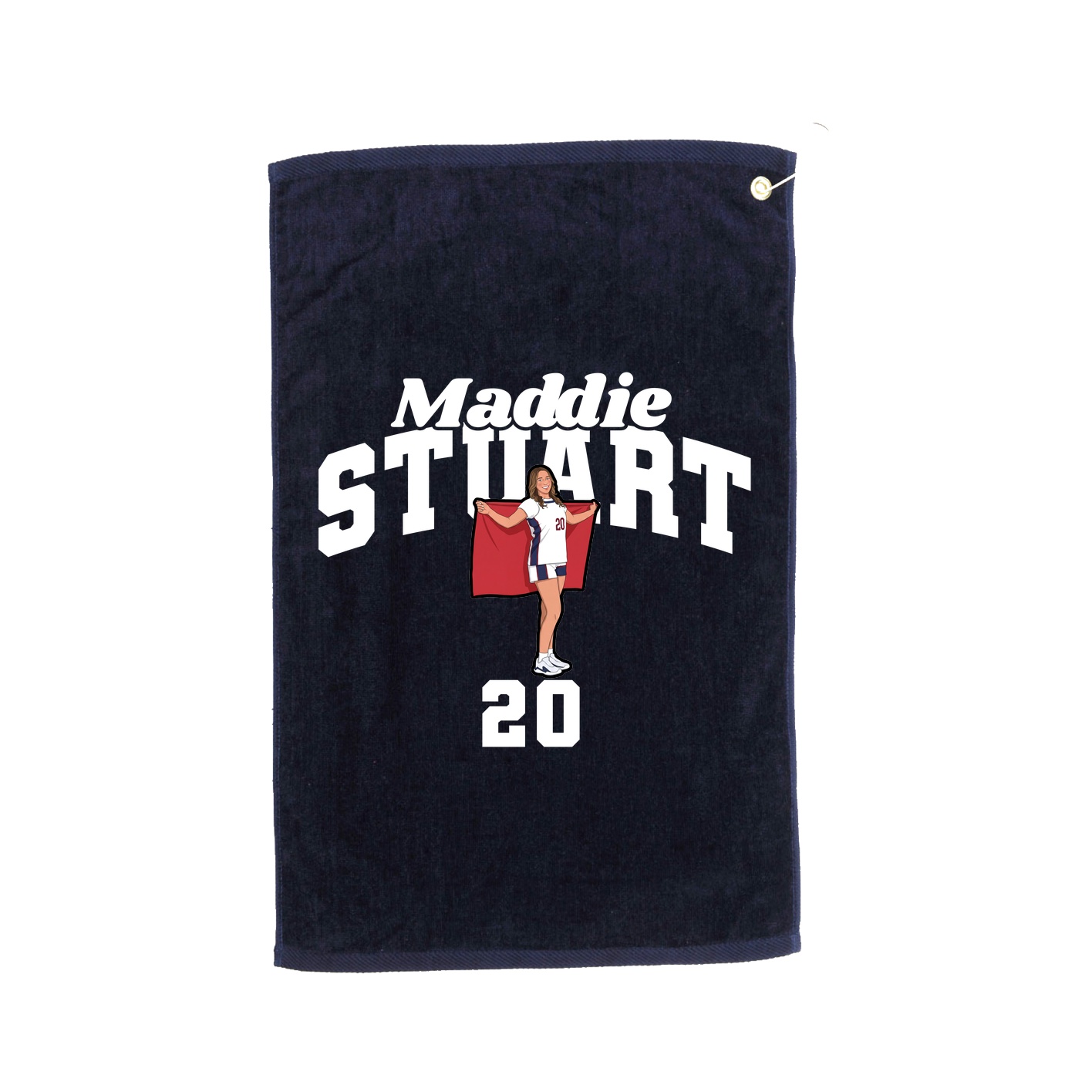 Golf Towel — Signature Arch in Navy