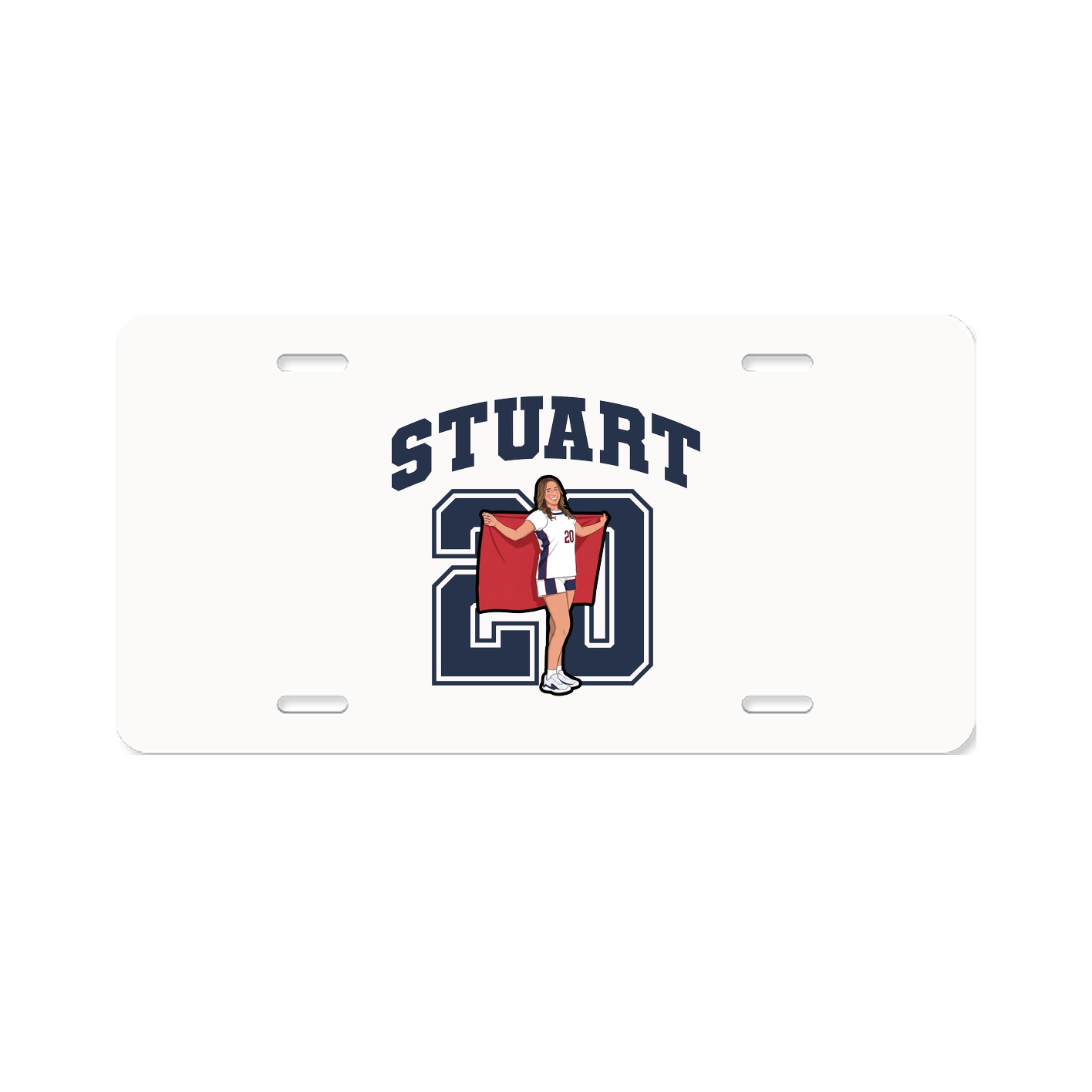 License Plate — Number in Classic