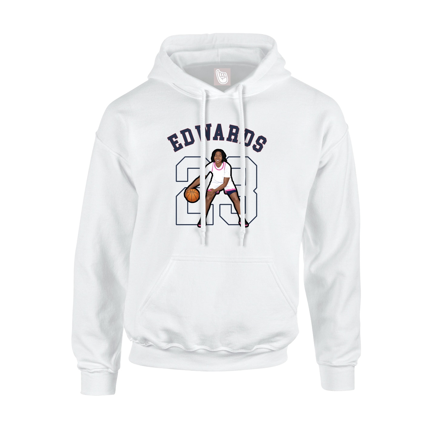 Hoodie — Shirsey Arch in White