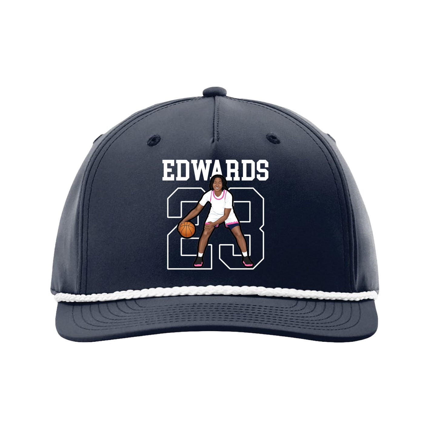 Five-Panel Classic Rope Cap — Shirsey in Navy