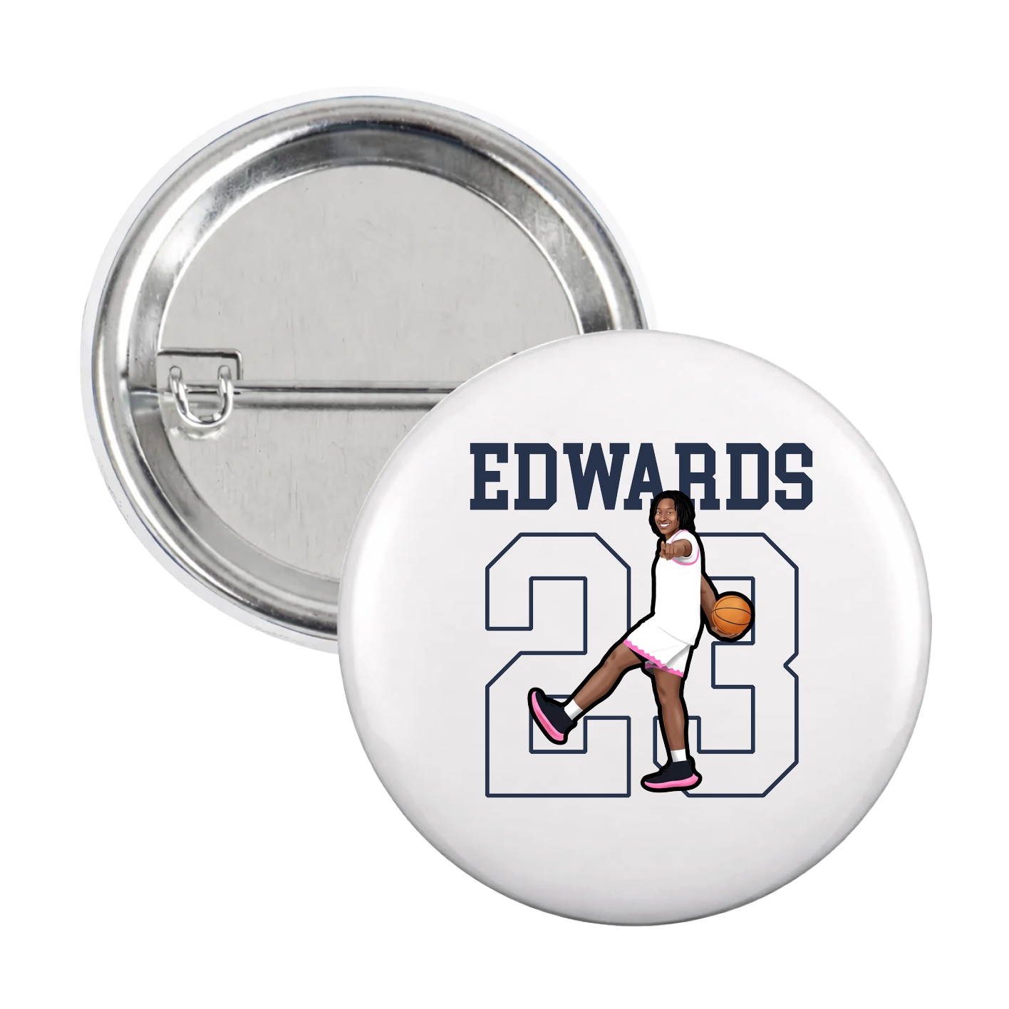Game Day Button — Shirsey in White