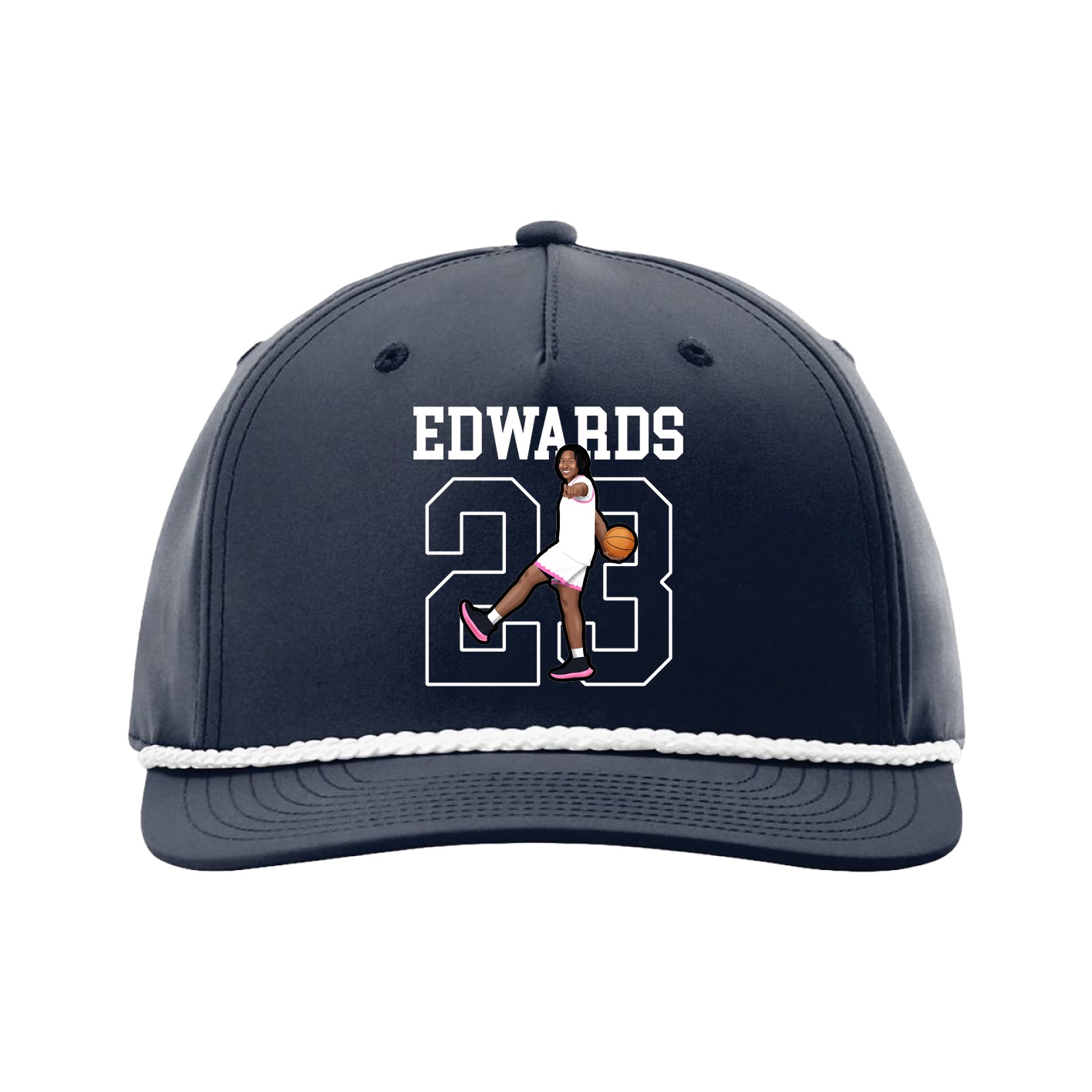 Five-Panel Classic Rope Cap — Shirsey in Navy