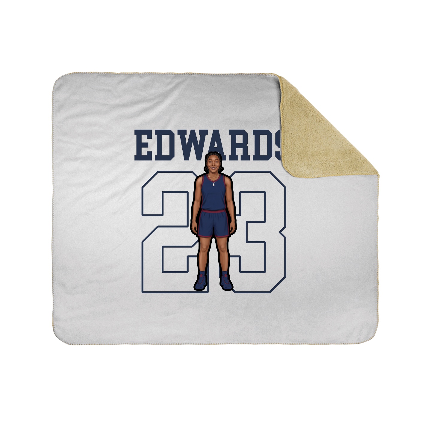 Throw Blanket — Shirsey in White