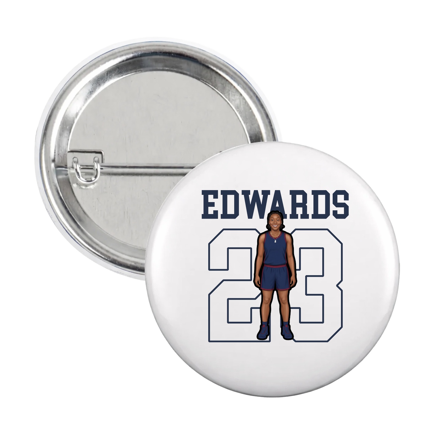 Game Day Button — Shirsey in White