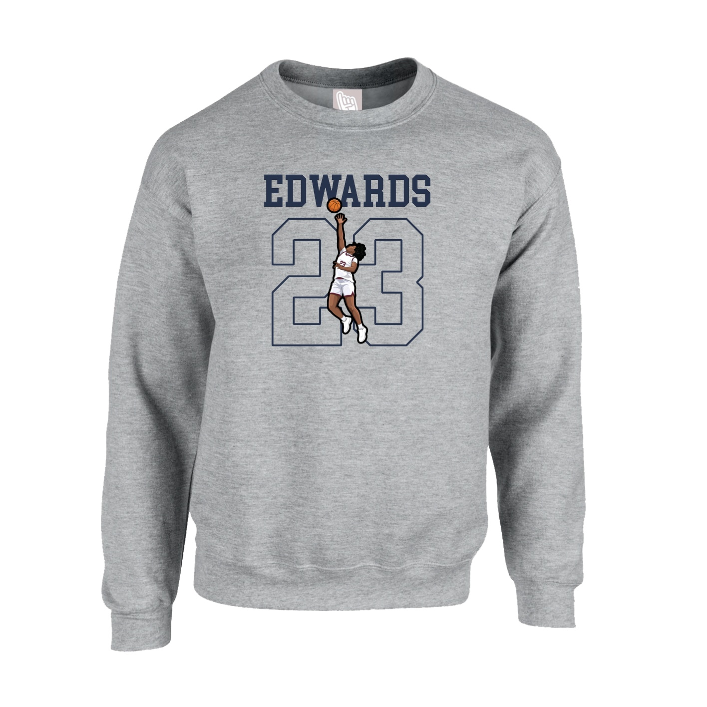 Fleece Crew — Shirsey in Grey