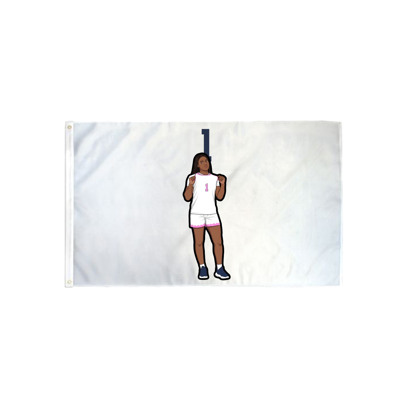 3x5 Flag — Number Top in Classic
