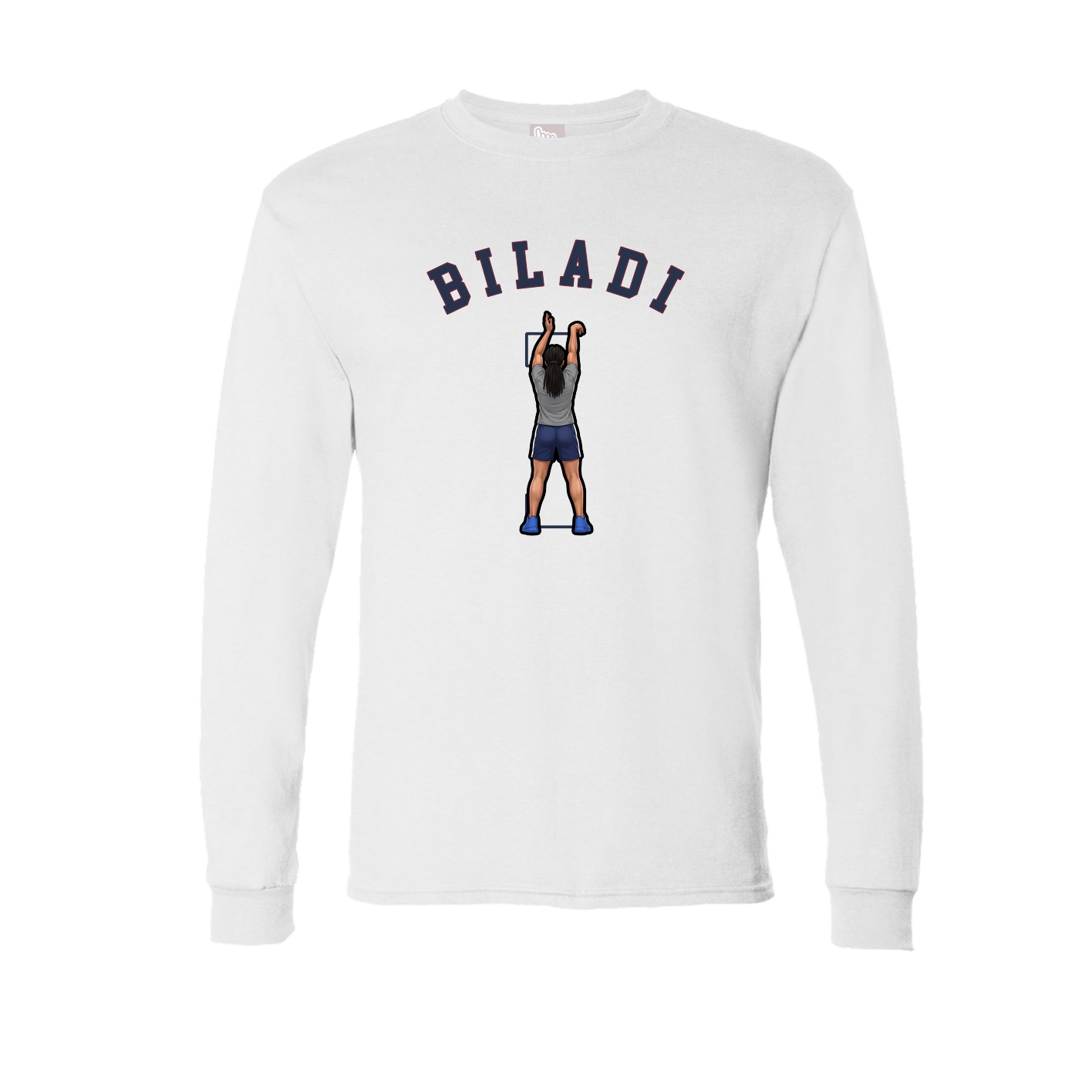 Long Sleeve Tee — Shirsey Arch in White