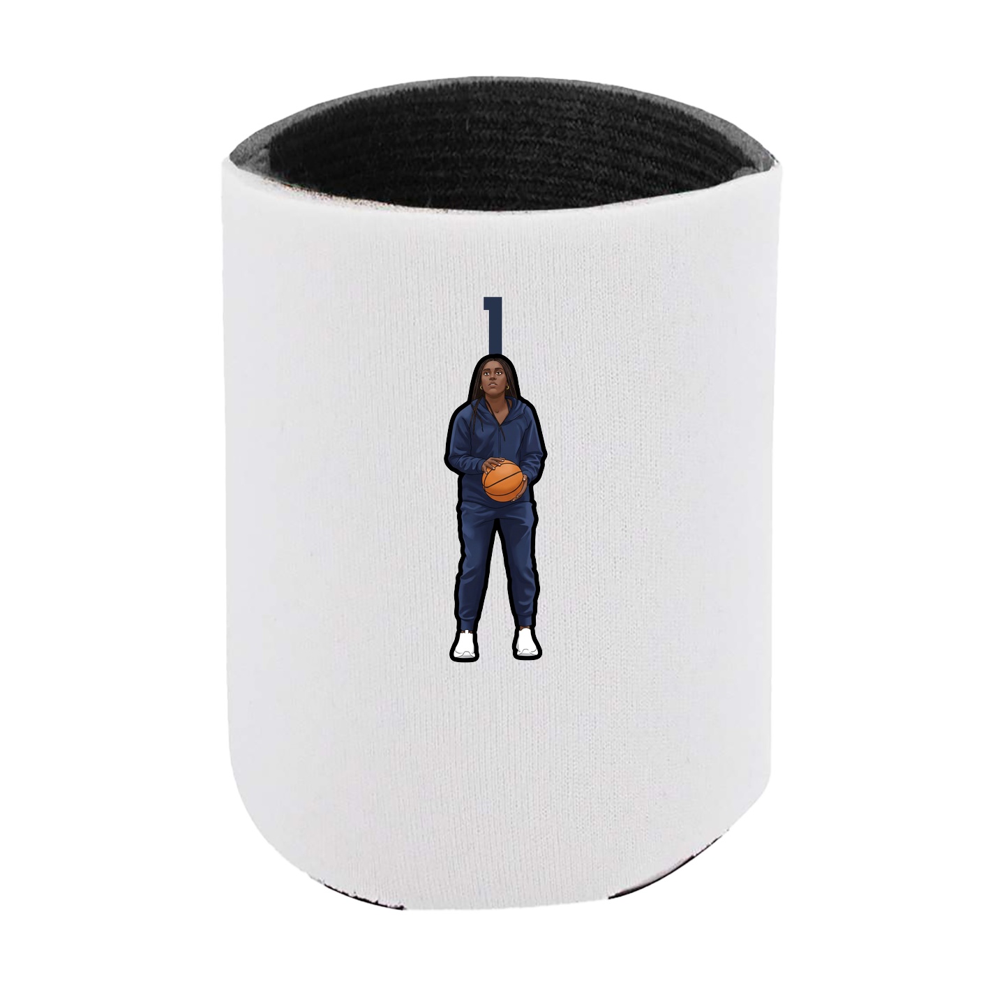 Can Holder — Number Top in White