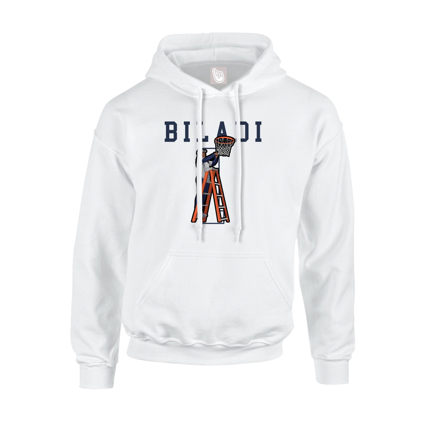 Hoodie — Shirsey in White