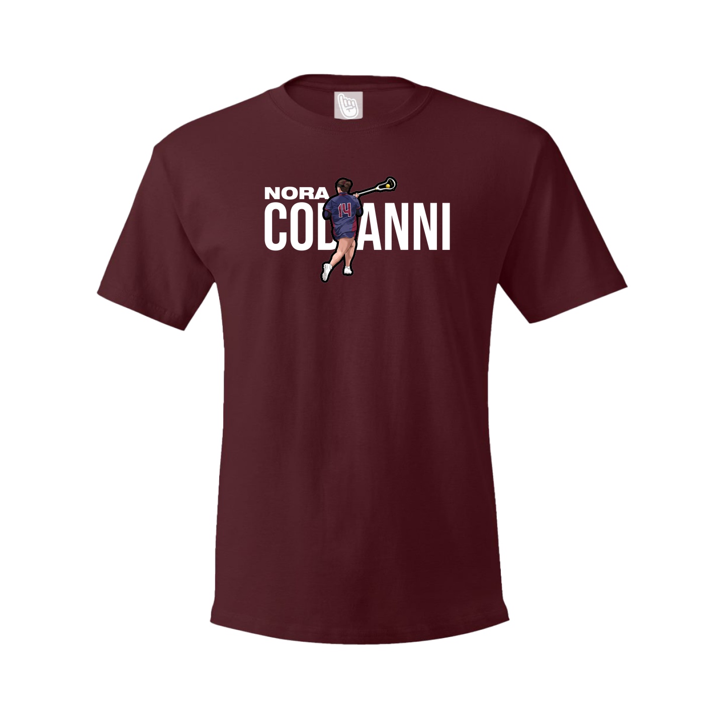 Tee — Player Name in Maroon