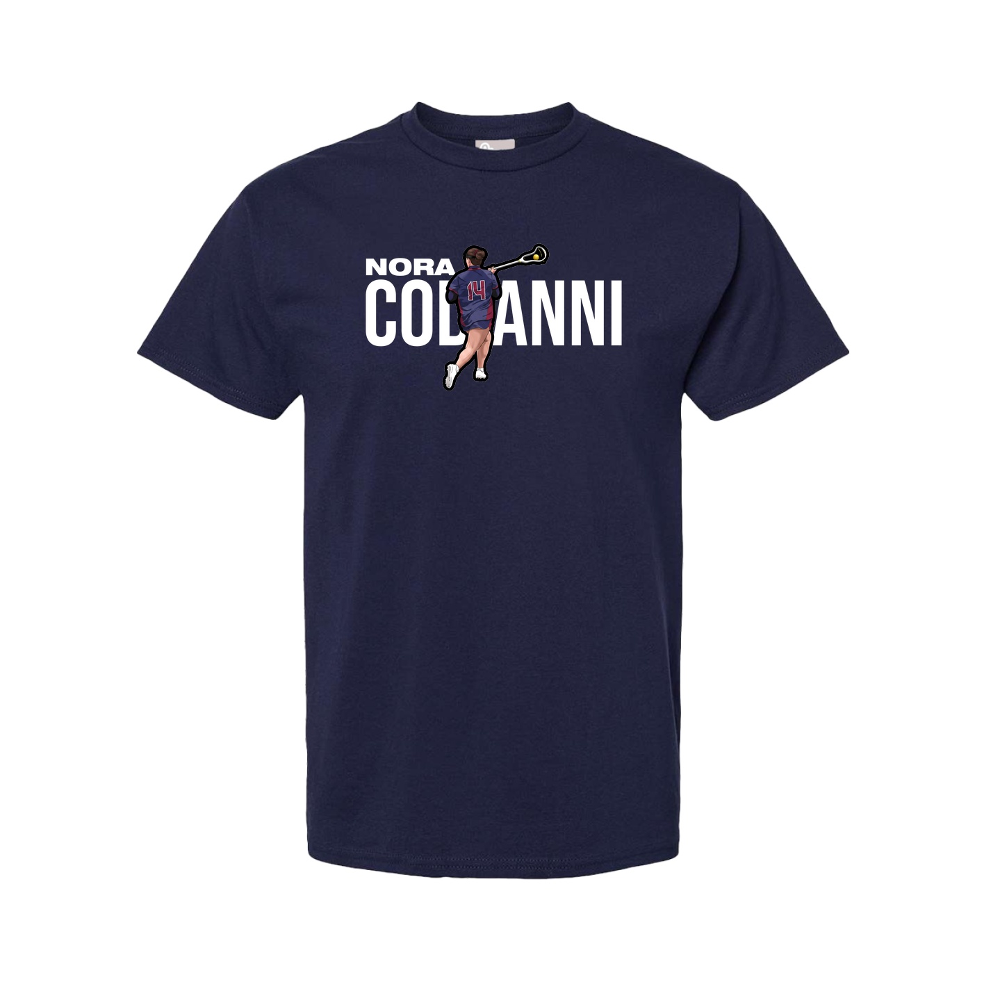Tee — Player Name in Navy