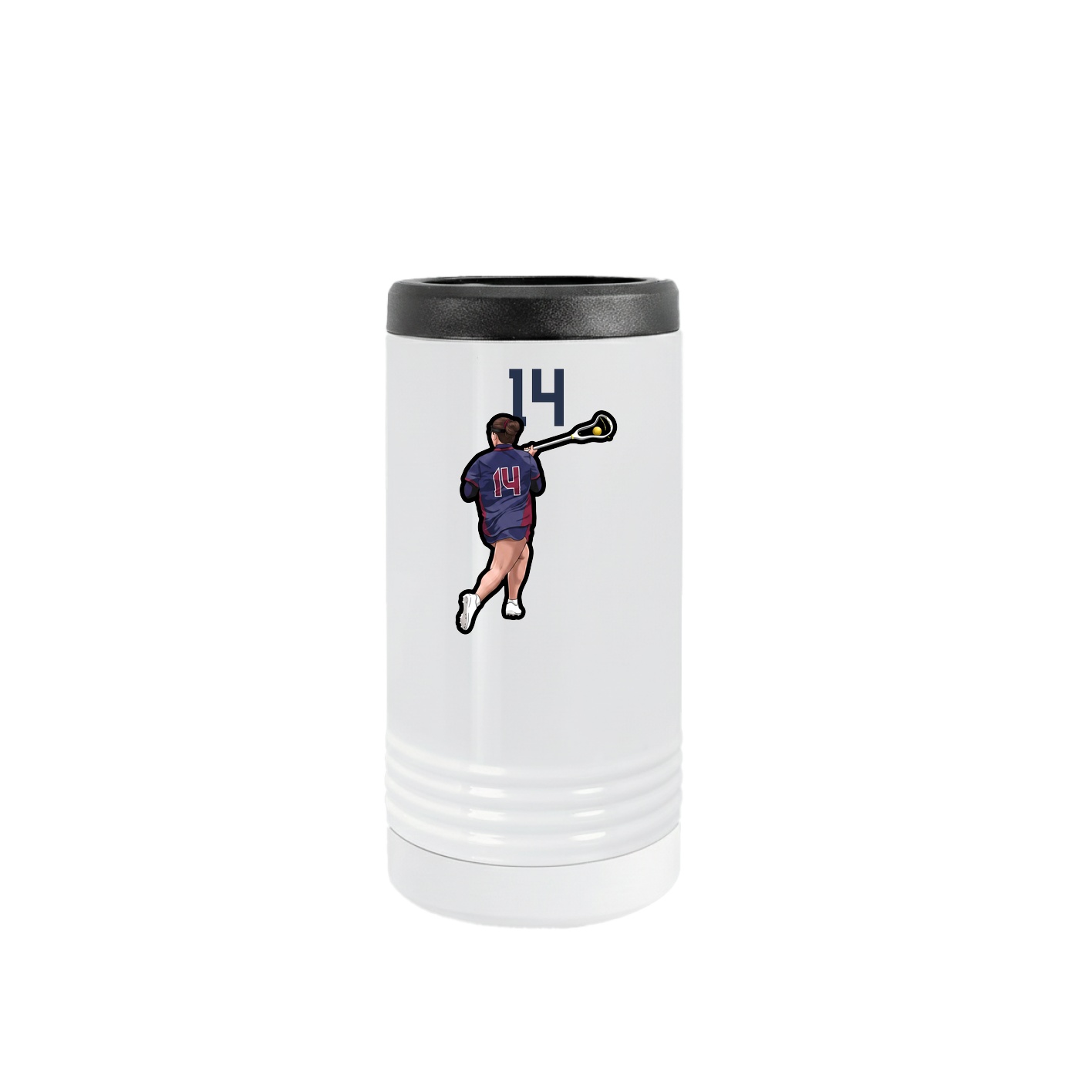 Slim Beverage Holder — Number Top in White