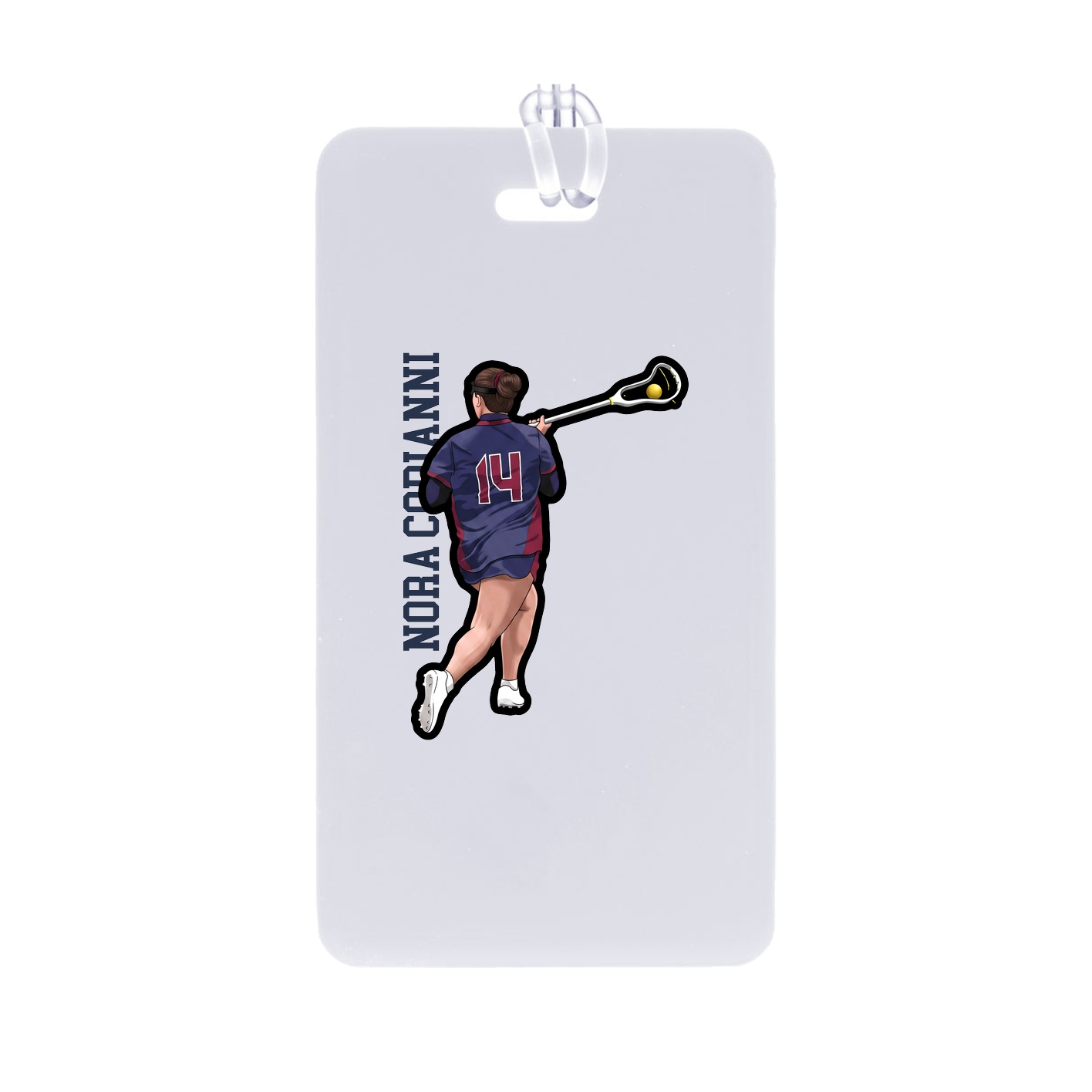 Bag Tag — Name Vertical in Classic
