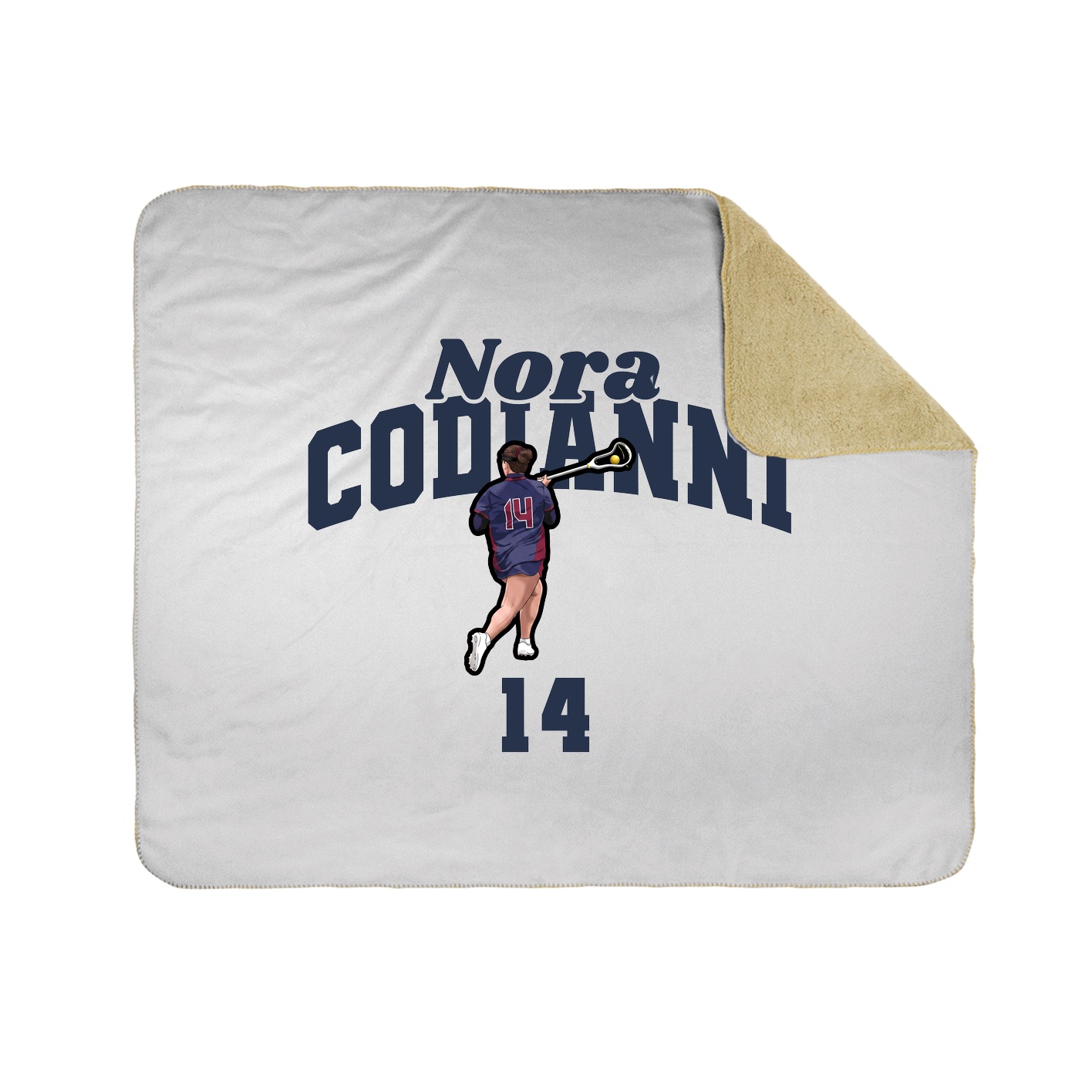 Throw Blanket — Signature Arch in White