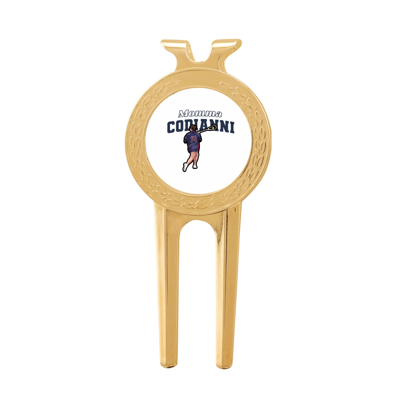 Divot Tool with Ball Marker — Mothers Day Block in Classic
