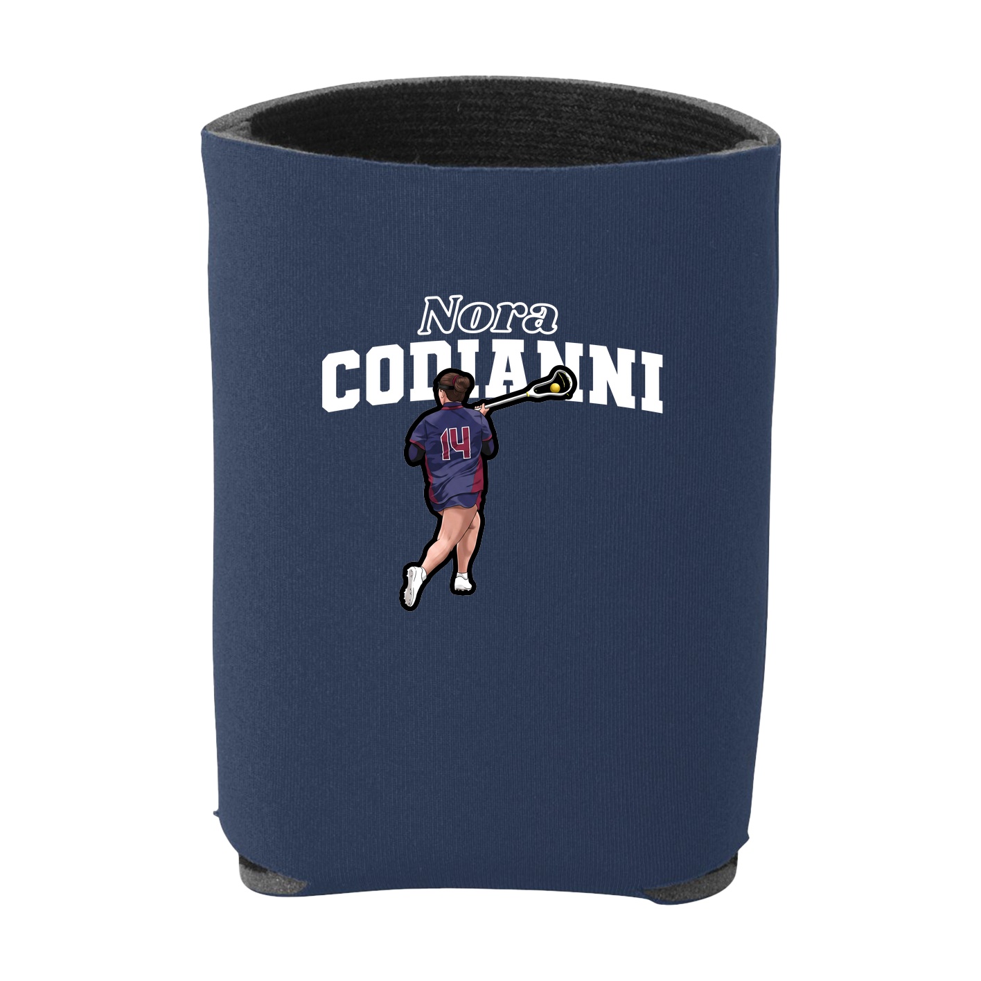 Can Holder — Name Arch in Navy