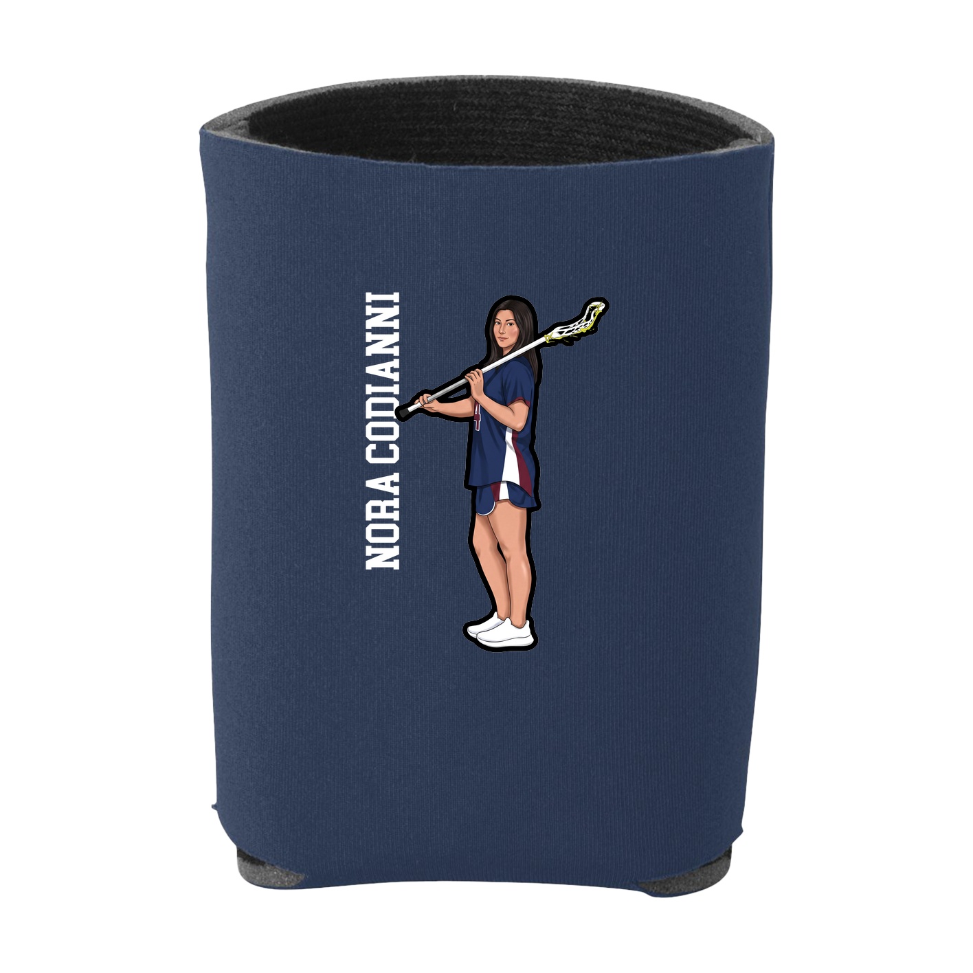 Can Holder — Name Vertical in Navy