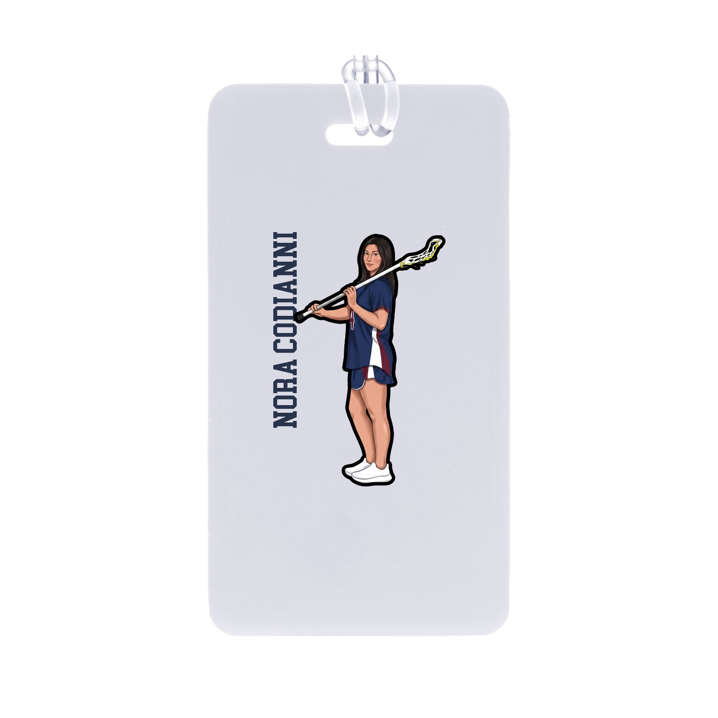 Bag Tag — Name Vertical in Classic