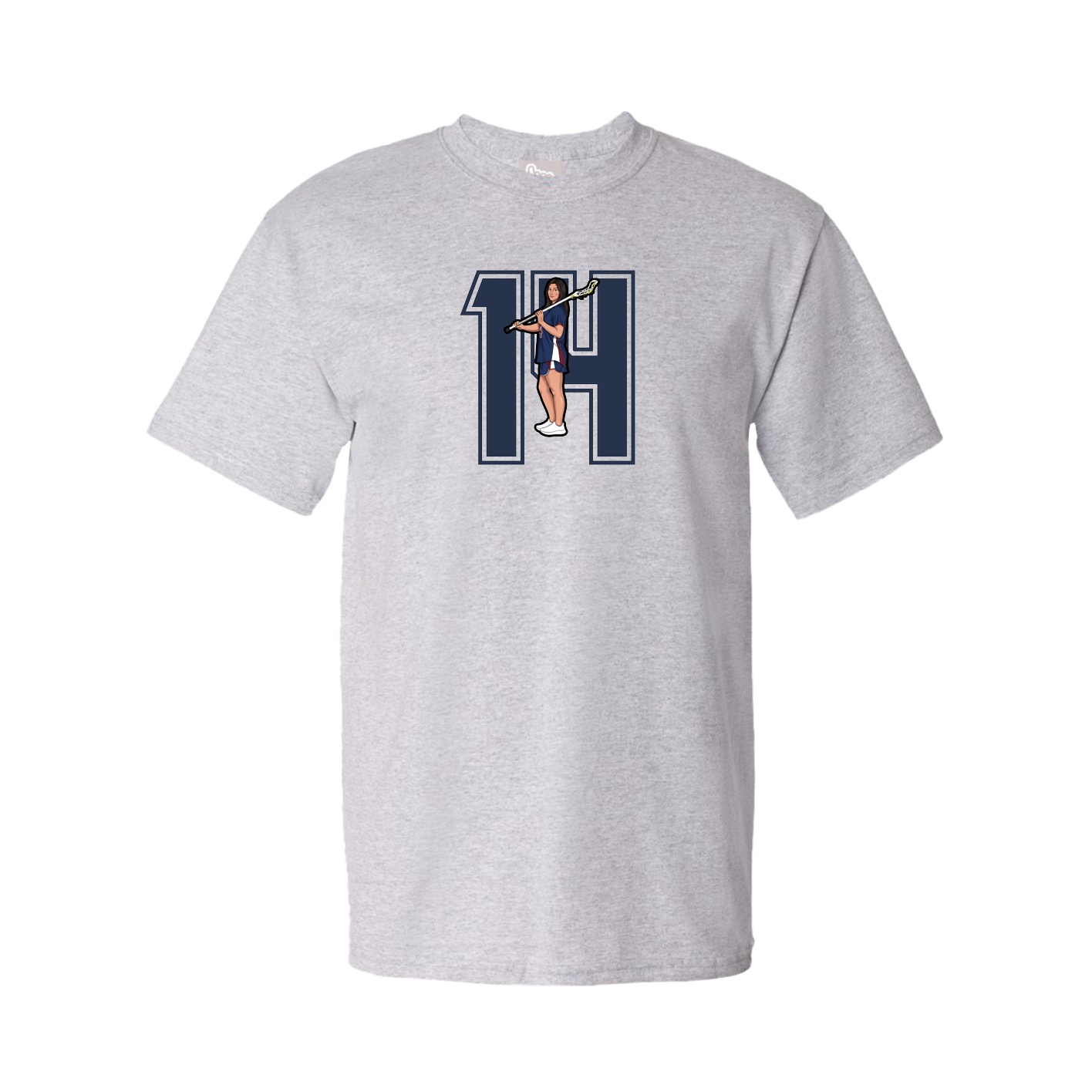 Youth Tee — Number in Grey
