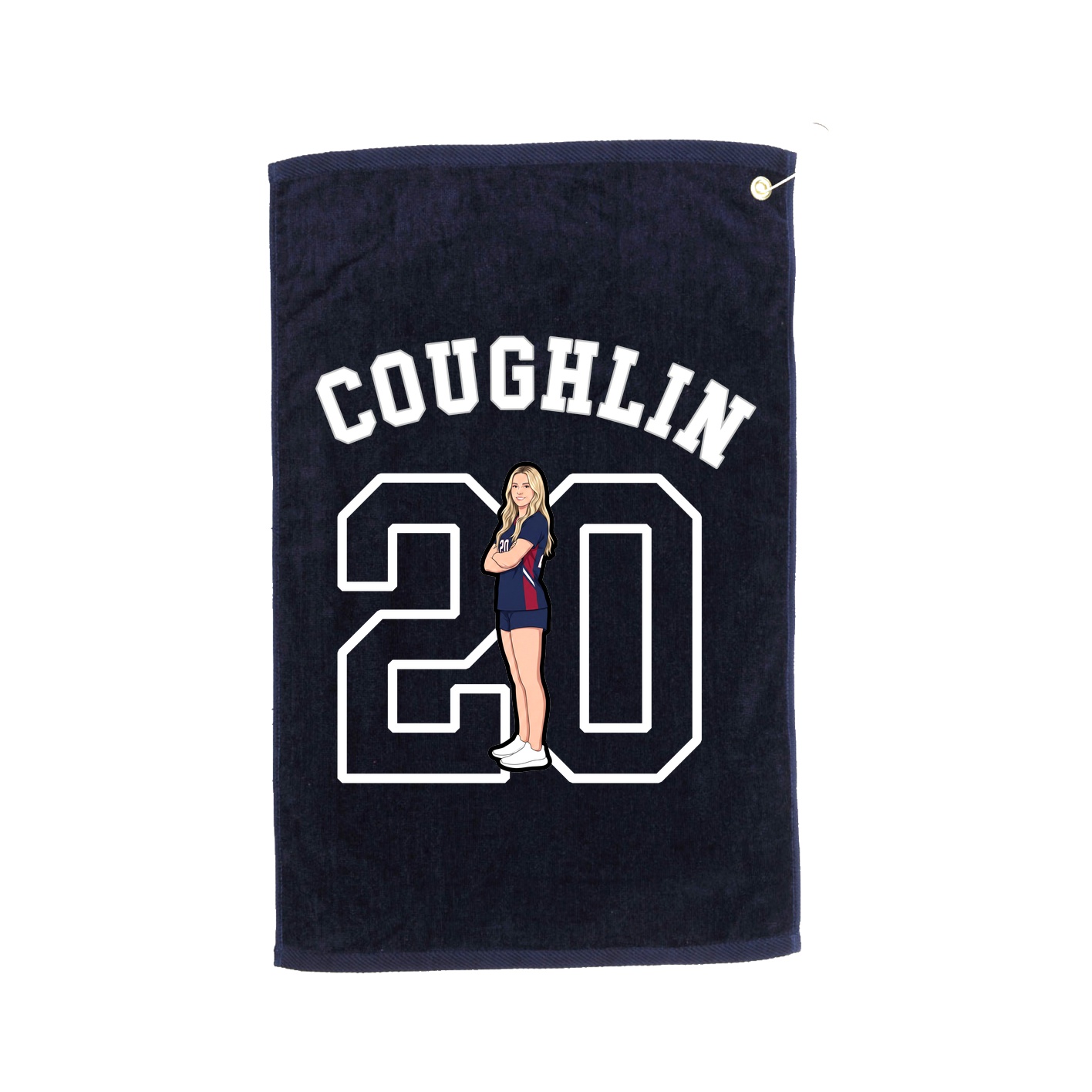 Golf Towel — Shirsey Arch in Navy