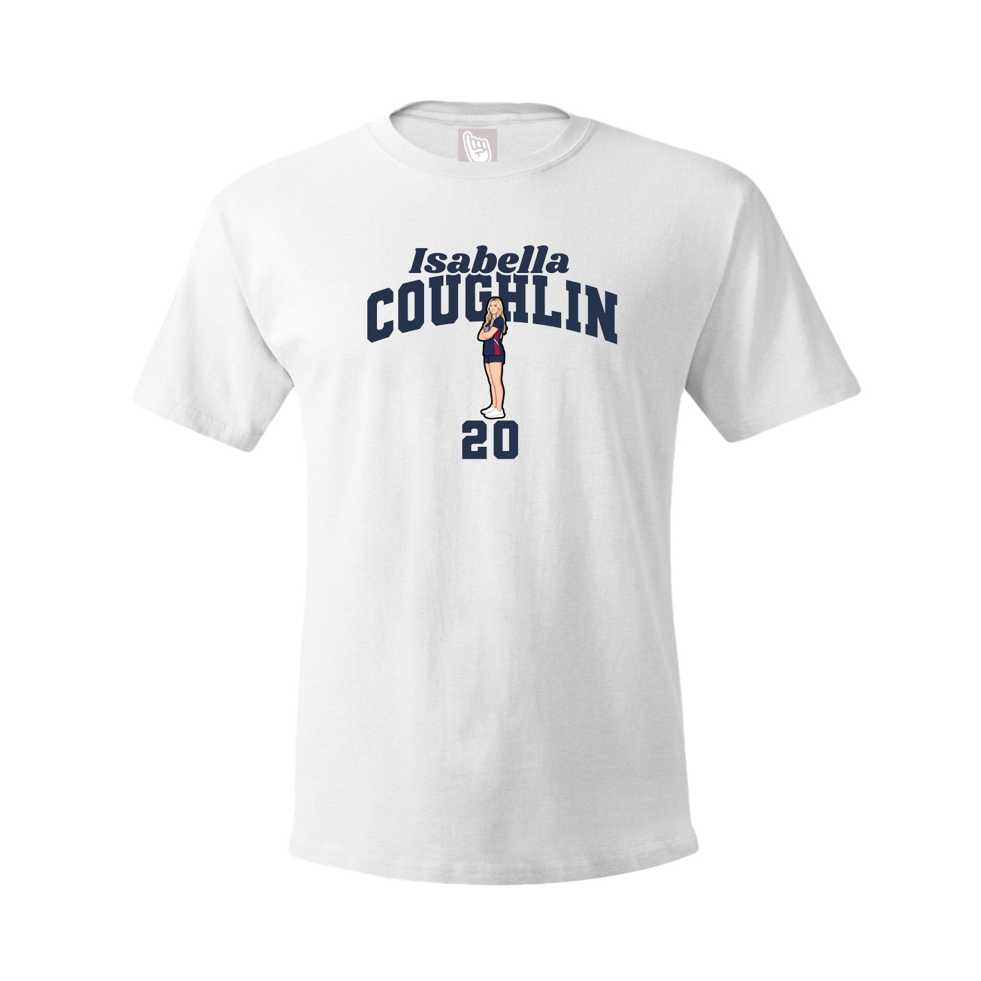 Youth Tee — Signature Arch in White