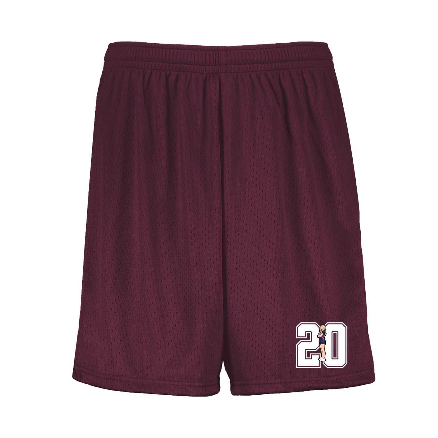 Shorts — Number in Maroon