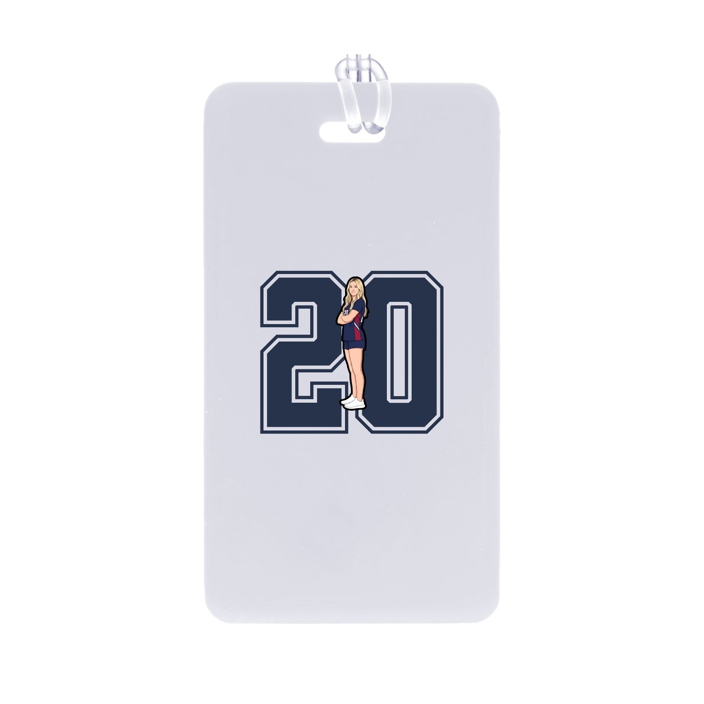 Bag Tag — Number in Classic