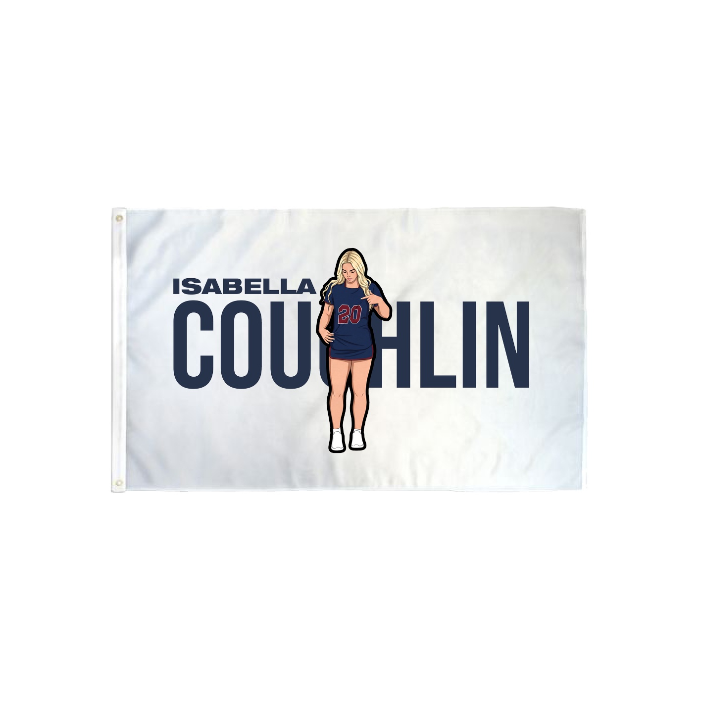 3x5 Flag — Player Name in Classic