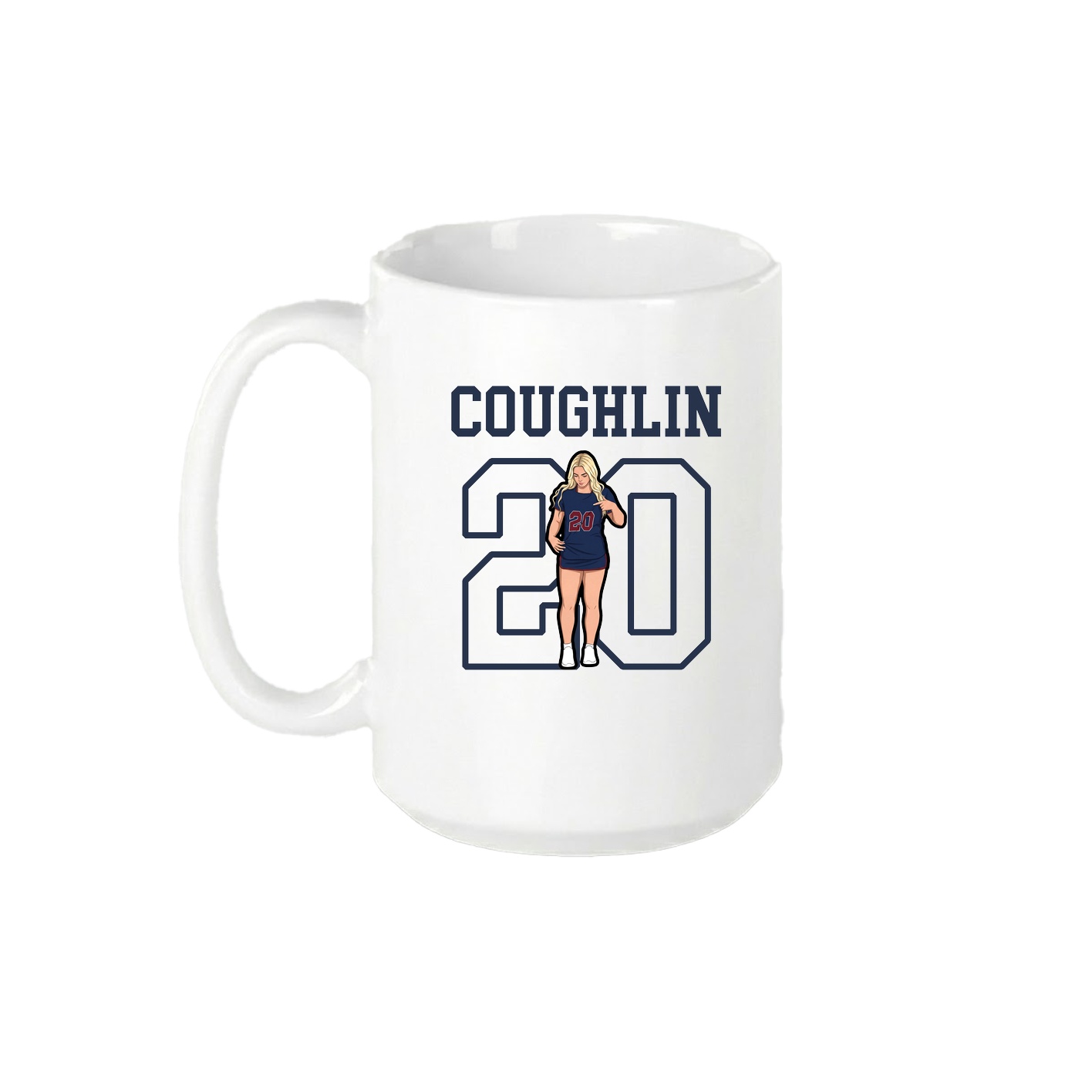 15oz Coffee Mug — Shirsey in White