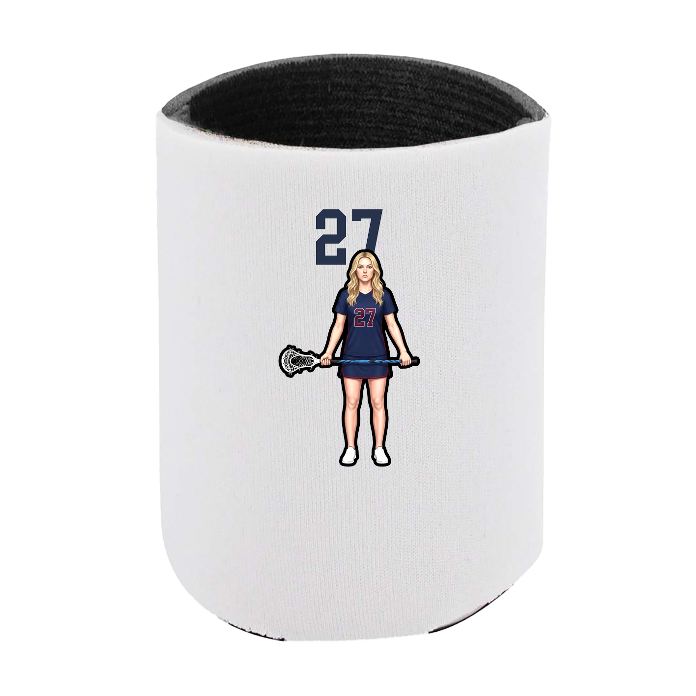 Can Holder — Number Top in White