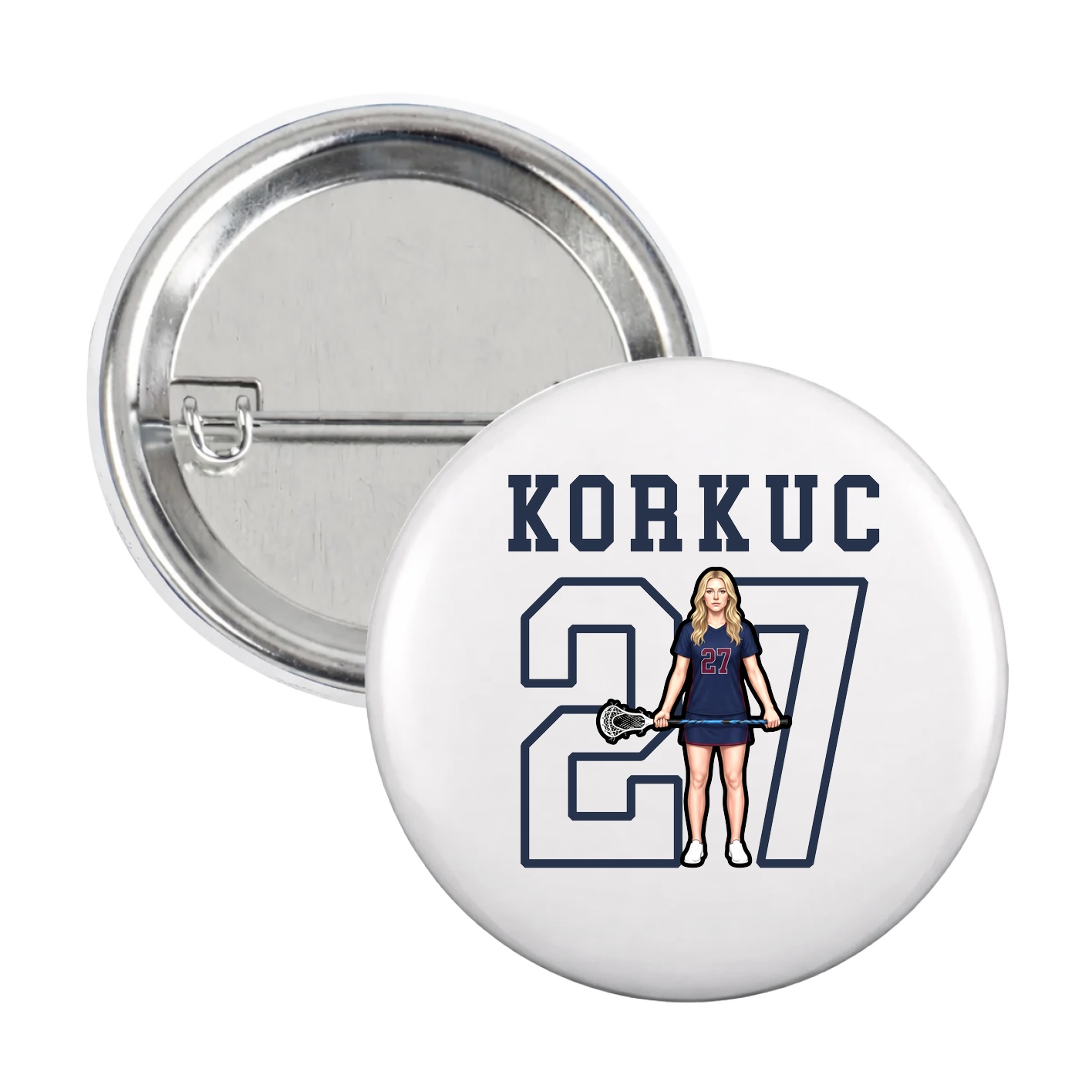 Game Day Button — Shirsey in White