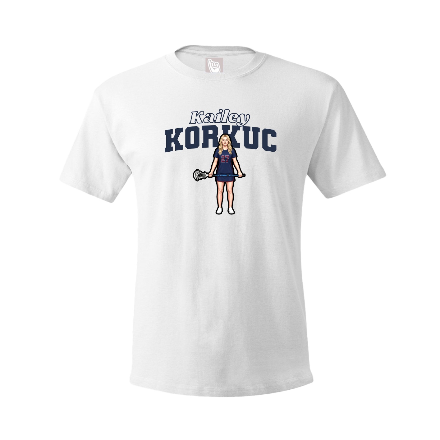 Tee — Name Arch in White