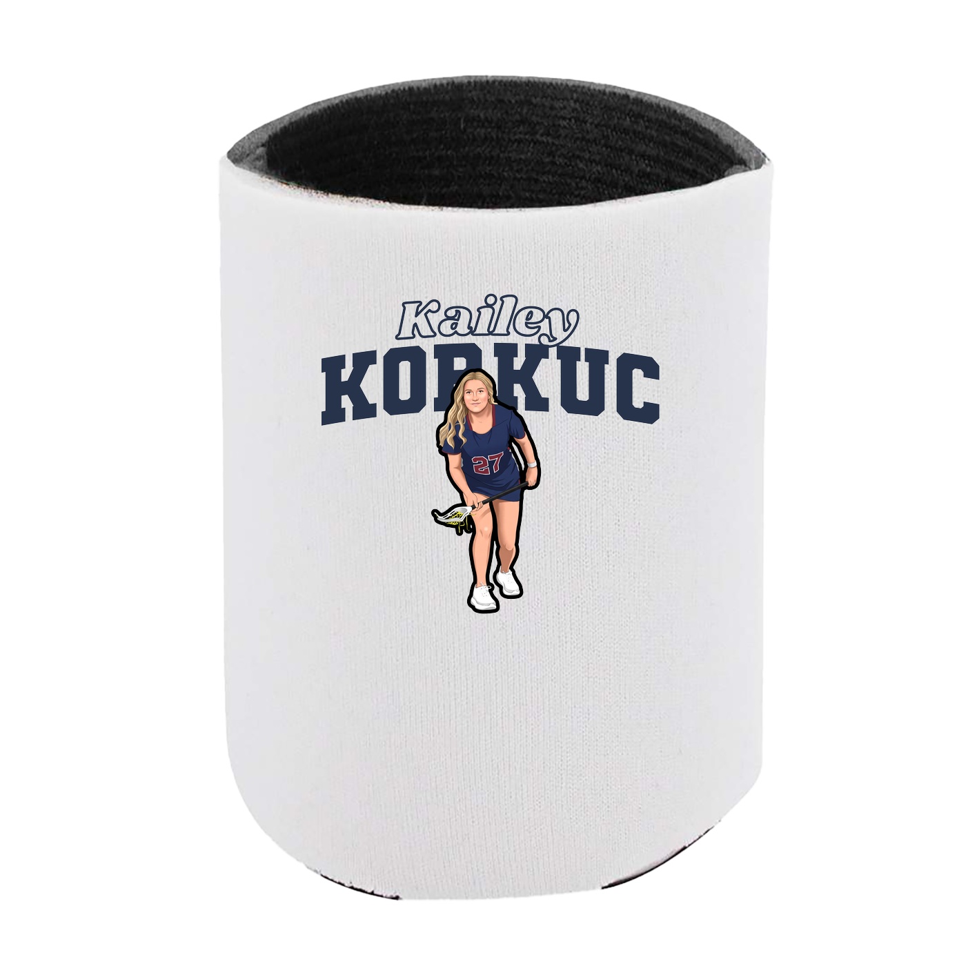 Can Holder — Name Arch in White