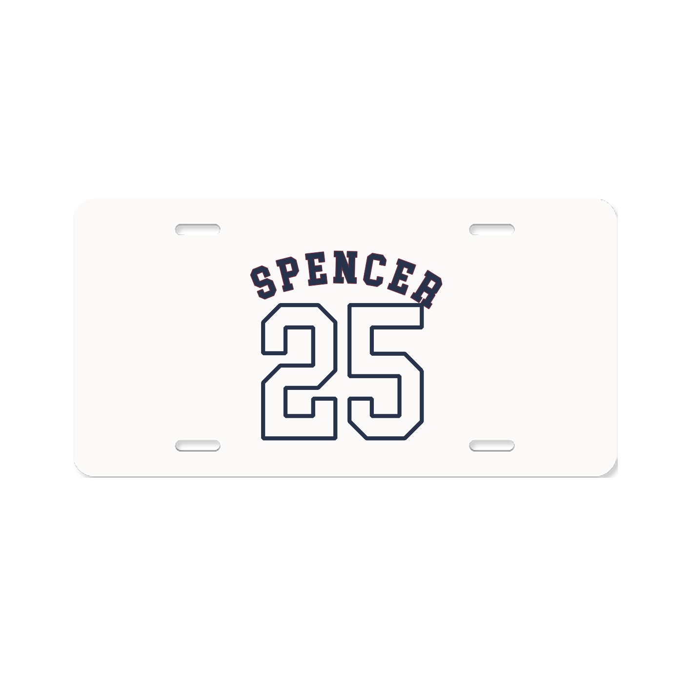 License Plate — Shirsey Arch in Classic