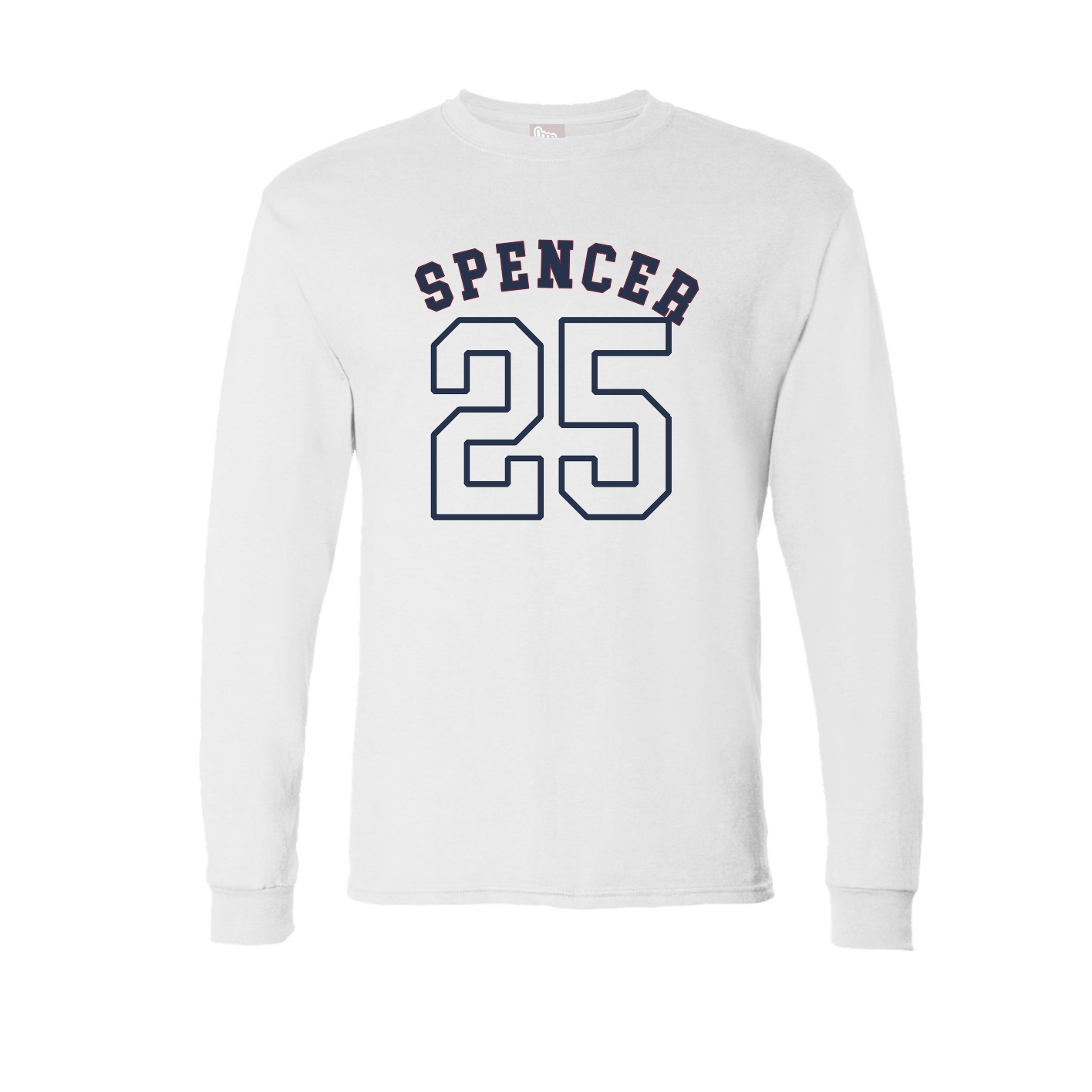 Long Sleeve Tee — Shirsey Arch in White