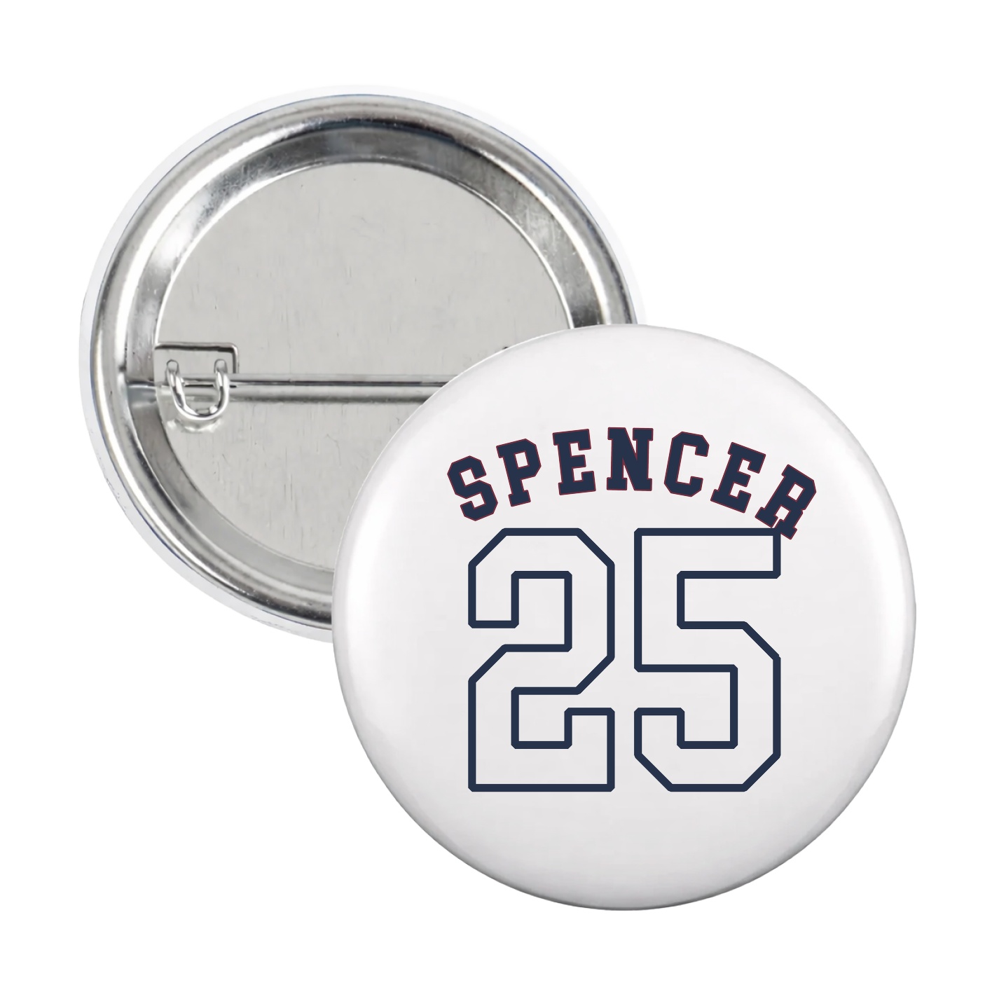 Game Day Button — Shirsey Arch in White