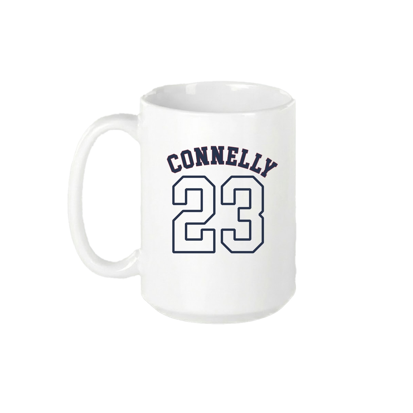 15oz Coffee Mug — Shirsey Arch in White