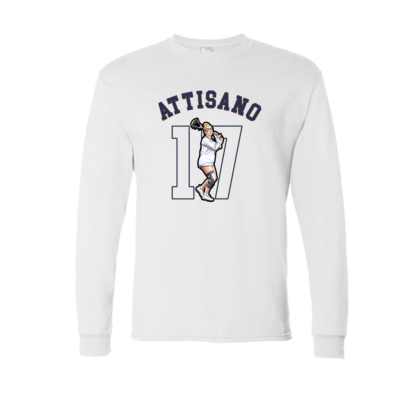 Long Sleeve Tee — Shirsey Arch in White