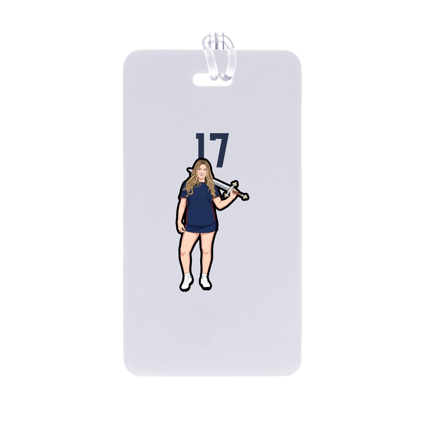Bag Tag — Number Top in Classic