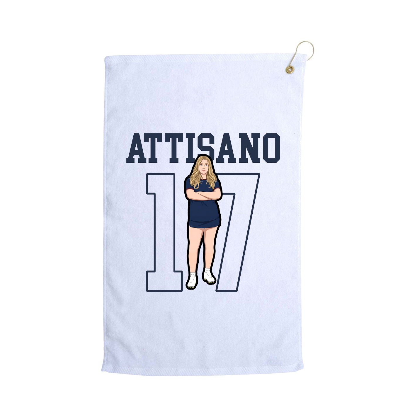 Golf Towel — Shirsey in White